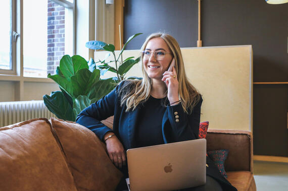 Photo of Person calling on a phone